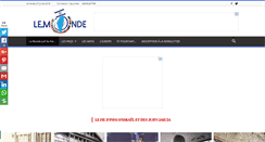 Desktop Screenshot of lemonde.co.il